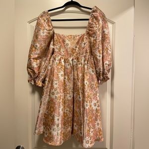 Storia babydoll mini dress